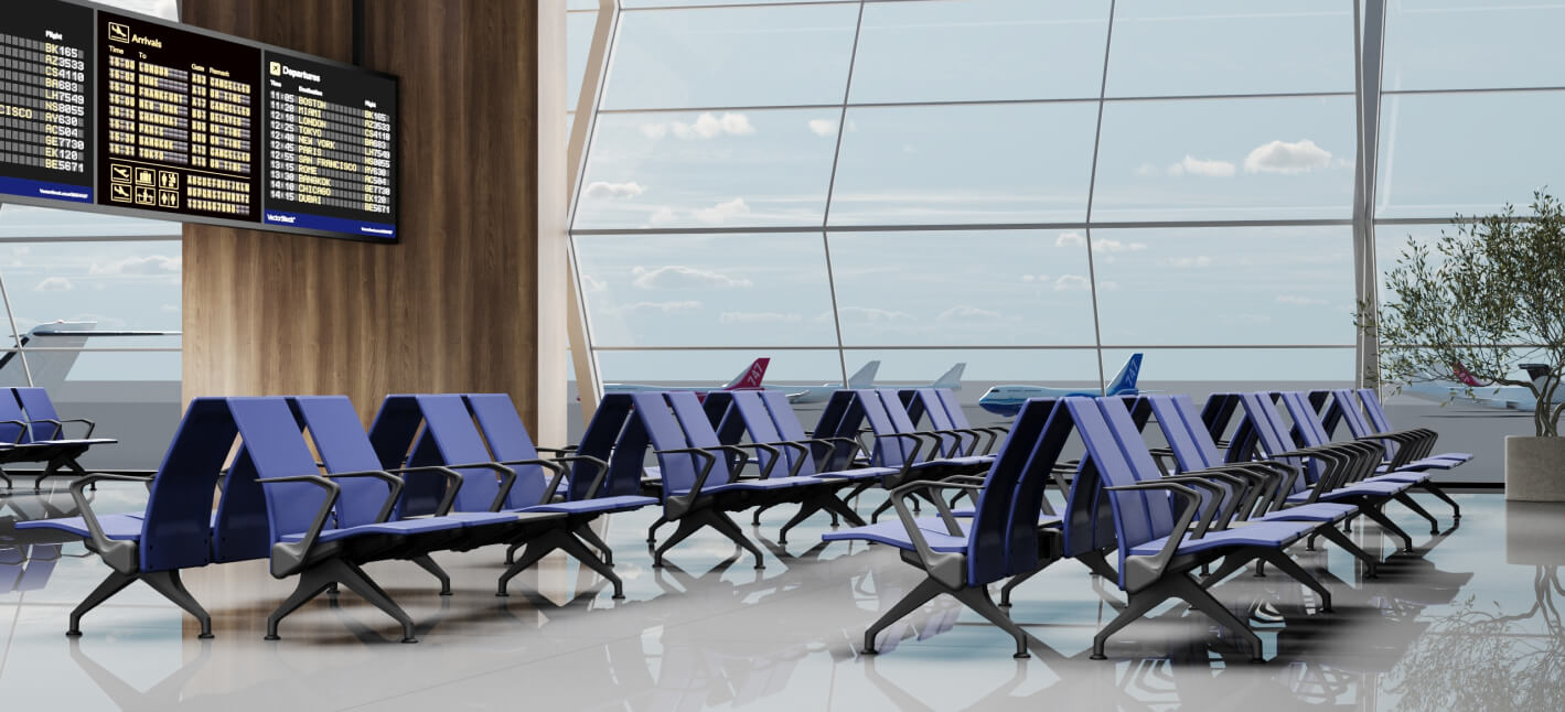 Airport Seating Chair and Public Benches